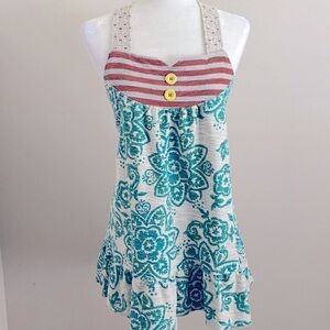 Scrapbook boho babydoll top